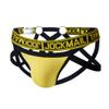JOCKMAIL Mesh Breathable Jockstrap Athletic Supporters for Men Jock Strap Male Underwear Yellow view 3