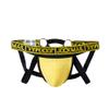JOCKMAIL Mesh Breathable Jockstrap Athletic Supporters for Men Jock Strap Male Underwear Yellow view 4