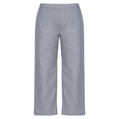 Hularka Kids Boys Gentleman Suit Pants Elastic Waistband Belt Loop Pants for Wedding Birthday Party Grey 8 Years