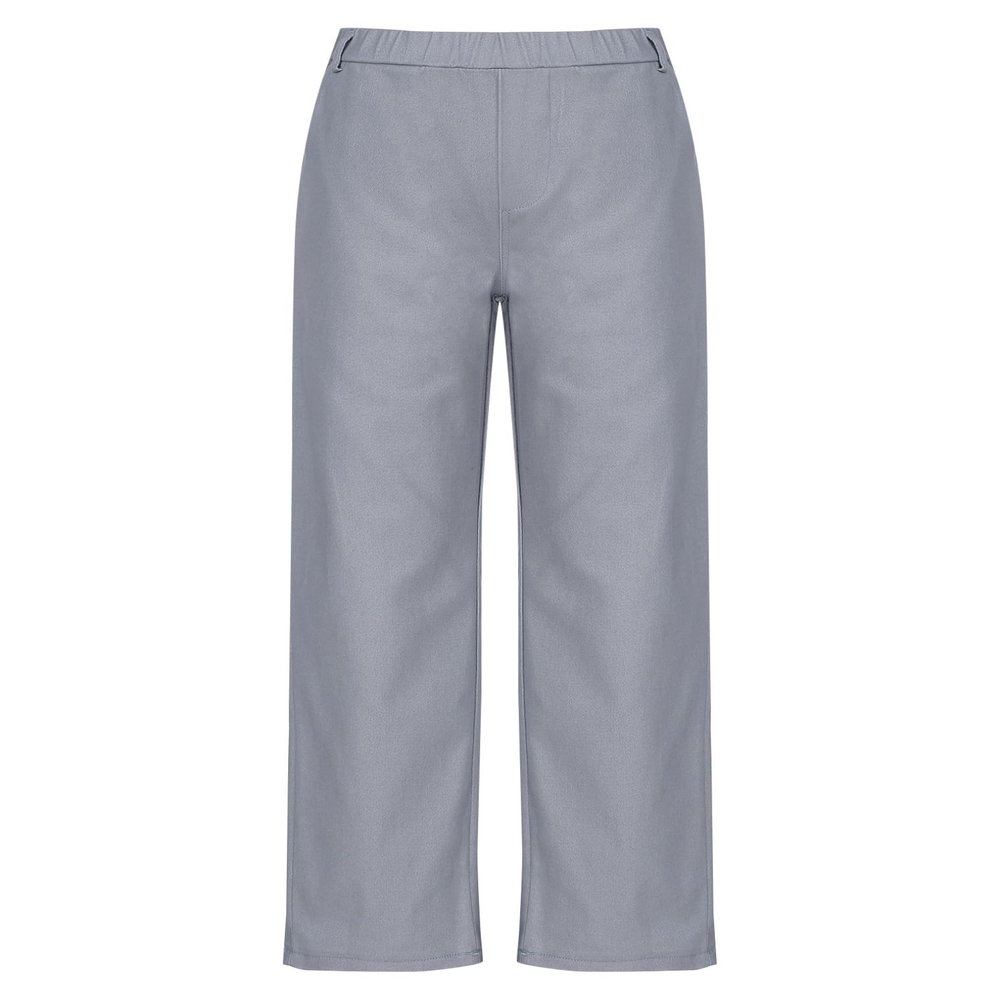 Hularka Kids Boys Gentleman Suit Pants Elastic Waistband Belt Loop Pants for Wedding Birthday Party Grey 8 Years