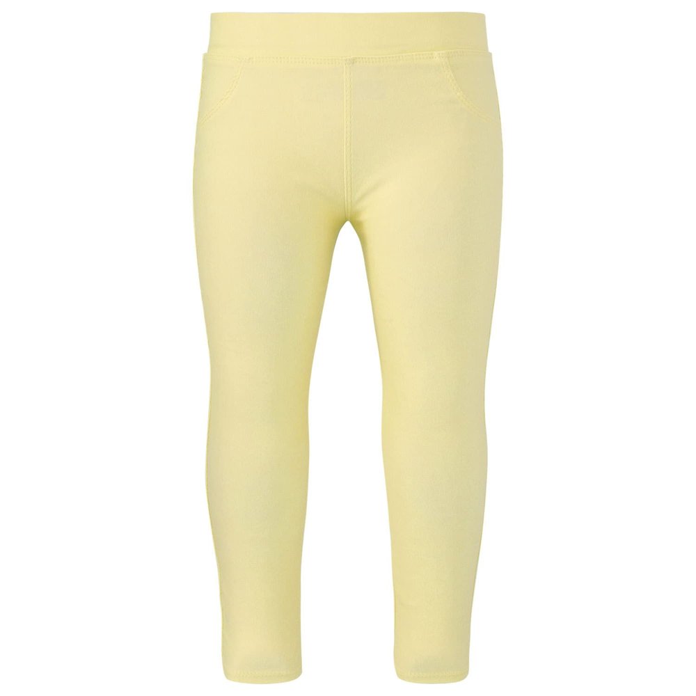 Kvysinly Kids Girls Ice Figure Skating Pants Practice Over Boots Pants Thin Tights Trousers Training Skate Leggings Type A01 Yellow 3-4 Years