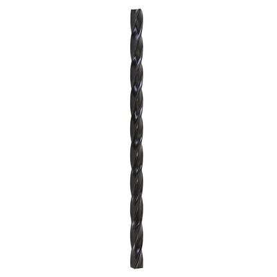Lowrider Bike Steel Twisted Seatpost Pilar 22.2 x 350mm Black.