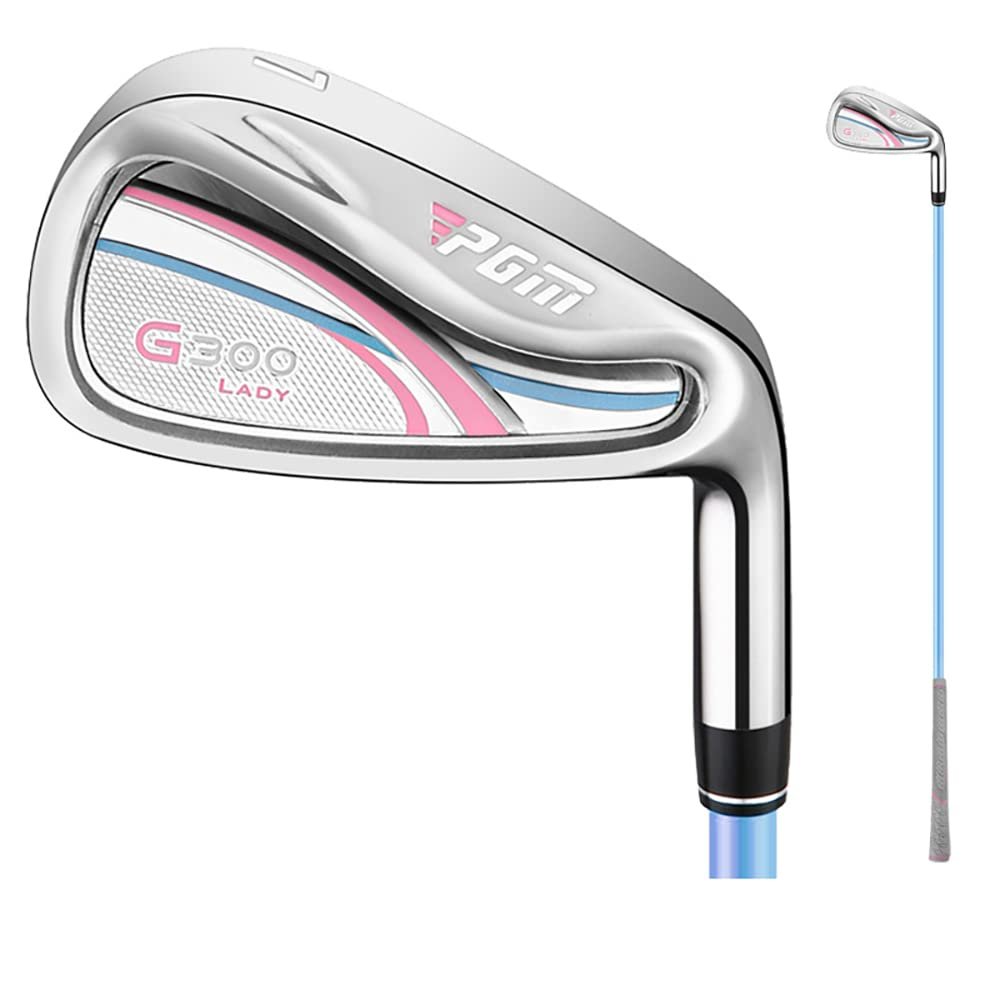 Golf Club Iron Women #7 Golf Irons with Steel or Carbon Shaft Female Golf Clubs (Blue Carbon Rod)