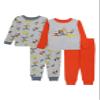 Disney Little Boys' Mickey 4-Piece Cotton Pajama Set, Pals, 2T view 1