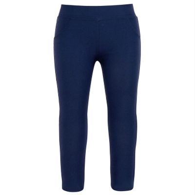 Kvysinly Kids Girls Ice Figure Skating Pants Practice Over Boots Pants Thin Tights Trousers Training Skate Leggings Type A01 Navy Blue 7-8 Years