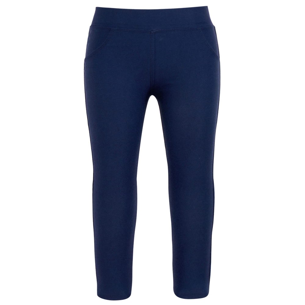 Kvysinly Kids Girls Ice Figure Skating Pants Practice Over Boots Pants Thin Tights Trousers Training Skate Leggings Type A01 Navy Blue 7-8 Years