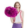 Blaward Cheerleading Pom Poms for Girls with Baton Handle, Upgrade Fluffy Cheerleader Pom Poms for Kids Adults Sport Dance Cheer Pompoms for School Game Team Spirit Cheering - 2 Pack view 2