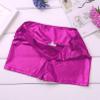 Jugaoge Kids Teen Girls Shiny Metallic Gymnastics Dance Shorts Sport Short Pants Yoga Bike Shorts Activewear Gold 6 Years view 3