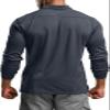 CQR Men's Polo Shirt, Long Sleeve Tactical Shirts, Outdoor UPF 50+ Pique Shirt, Dry Fit Lightweight Golf Shirts, Frost Essential Long Charcoal, Small view 3