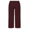 Hularka Kids Boys Gentleman Suit Pants Elastic Waistband Belt Loop Pants for Wedding Birthday Party Burgundy 14 Years view 2