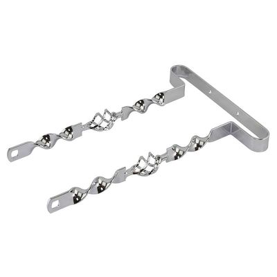 Lowrider Bike 26 Cage Flat Twisted Bumper Front/Rear Chrome.