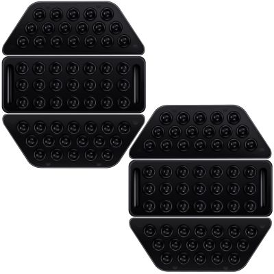 BeapTcely 2 Pack Black Snowboard Stomp Pads, Snowboard Grip Pad Anti Slip Mat Self Adhesive Rubber Ski Snowboard Stomp Pad Provides Extra Grip for Snowboarding for Men Women (2)