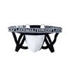 JOCKMAIL Mesh Breathable Jockstrap Athletic Supporters for Men Jock Strap Male Underwear White view 4