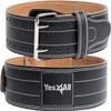 Yes4All Leather Weightlifting Belt - Premium 100% Genuine Leather Gym Belt for Heavy Lifting, Squats, Deadlifts, and More - Unisex Design view 1