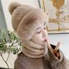 Women's Cycling Windproof Scarf Hat (US, Alpha, One Size, Light Brown) view 3