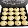 Champion 2-1/4" Billiard Practice Training Pool Cue Ball (6 dot, 16 Balls/Box, Purple, Black, Green, Blue, Red (Blue dot) view 3