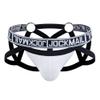 JOCKMAIL Mesh Breathable Jockstrap Athletic Supporters for Men Jock Strap Male Underwear White view 1