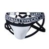 JOCKMAIL Mesh Breathable Jockstrap Athletic Supporters for Men Jock Strap Male Underwear White view 3