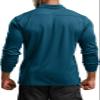 CQR Men's Polo Shirt, Long Sleeve Tactical Shirts, Outdoor UPF 50+ Pique Shirt, Dry Fit Lightweight Golf Shirts, Frost Essential Long Dark Teal, XX-Large view 2