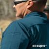 CQR Men's Polo Shirt, Long Sleeve Tactical Shirts, Outdoor UPF 50+ Pique Shirt, Dry Fit Lightweight Golf Shirts, Frost Essential Long Dark Teal, XX-Large view 3