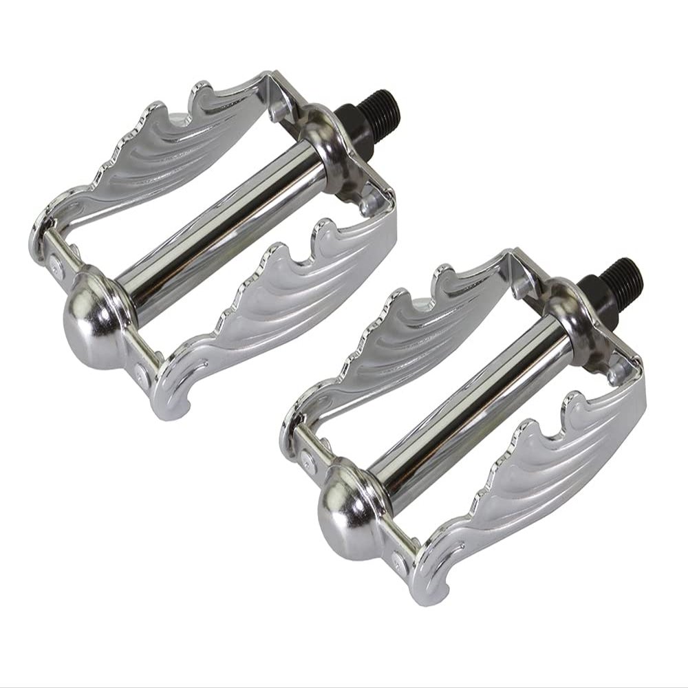 Lowrider Bike Wing Pedals 1/2 Chrome.