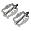 Lowrider Bike Wing Pedals 1/2 Chrome. view 1