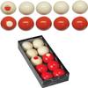 Champion 2-1/8" Regulation Size Bumper Pool Balls 10 Billiard Ball Set view 2