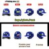 Custom Personalized Baseball Batting Helmet,Customize Your Image Logo Text (Style1-Black+Mask, Senior) view 2