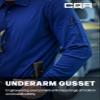 CQR Men's Polo Shirt, Long Sleeve Tactical Shirts, Outdoor UPF 50+ Pique Shirt, Dry Fit Lightweight Golf Shirts, Frost Essential Long Cobalt Blue, Medium view 4