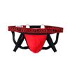JOCKMAIL Mesh Breathable Jockstrap Athletic Supporters for Men Jock Strap Male Underwear Red view 4