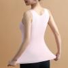 ANRIO Sleeveless Thermals for Women Cold Weather Plus Size Thermal Shirts Warm Fleece Tank Top Camisole Underwear (Color : Pink, Size : XXL/XX-Large) view 3