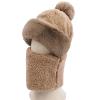 Women's Cycling Windproof Scarf Hat (US, Alpha, One Size, Dark Brown) view 1