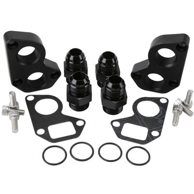 Billet Specialties 77123 LS Remote Water Pump Adapter, Black