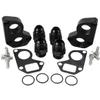 Billet Specialties 77123 LS Remote Water Pump Adapter, Black view 1