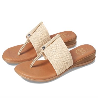 Andr Assous Nice Woven Flat, Natural, 7