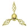 Lowrider Bike Cage Twisted Knock-Off T/Less Gold. view 1