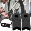 Bicycle Crank Protector, 4pcs Universal Bike Crank Protector Crankset Silicone Bicycle Crank Arm Boot Gear Covers Bike Cranksets Crank Boot Protectors Crank Protector Mountain Bike Crank Covers(Black) view 2