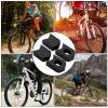 Bicycle Crank Protector, 4pcs Universal Bike Crank Protector Crankset Silicone Bicycle Crank Arm Boot Gear Covers Bike Cranksets Crank Boot Protectors Crank Protector Mountain Bike Crank Covers(Black) view 4