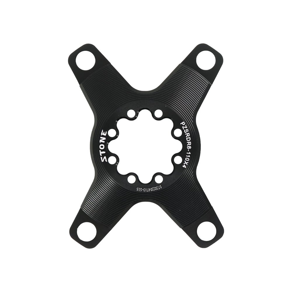 DJC Stone AXS Chainring Adapter Converter Spider 110BCD for Sram 8-Bolt Mounting Crank 4 Arms Red axs