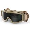 xaegistac Anti fog Goggles Airsoft Safety Tactical Glasses with Interchangeable Lenses,Ballistic Military Goggles for Shooting Hunting Outdoor Sports view 1