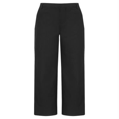 Hularka Kids Boys Gentleman Suit Pants Elastic Waistband Belt Loop Pants for Wedding Birthday Party Black 5 Years