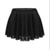 Dance Elite - Knee Length Dance Skirt for Women - Classical Ballet Skirt (Black, XLA) view 1