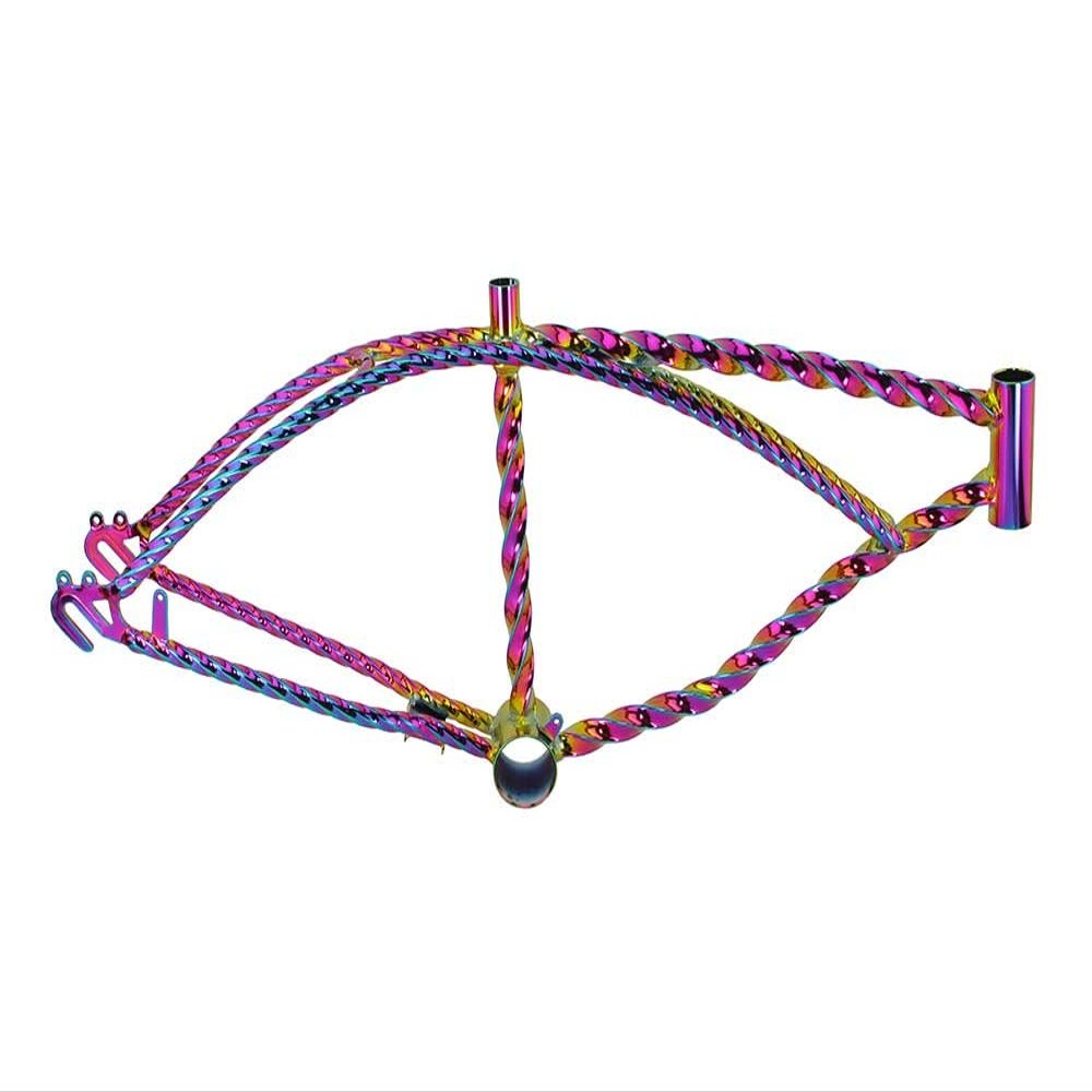 Lowrider Bike 20 Twisted Frame Oil Slick.