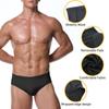 Akkad Kuti Mens Butt Lifter Shapewear Hip Enhancer Mens Padded Underwear with Detachable Pads (Black Low-waisted, M) view 2