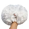 Blaward Cheerleading Pom Poms for Girls with Baton Handle, Upgrade Fluffy Cheerleader Pom Poms for Kids Adults Sport Dance Cheer Pompoms for School Game Team Spirit Cheering - 2 Pack view 3