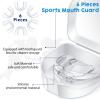 TOODOO 6 Pieces Braces Mouth Guard Kids Sports Mouth Guard for Kids Double Football Youth Mouthguards for Boxing Football Hockey Karate Basketball (Transparent) view 2
