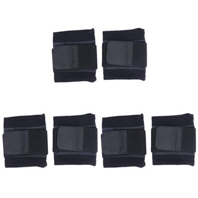Healifty 3sets Adjustable Wrist Support Brace for Men Women Wrist Strap Wristband for Gym Fitness Supplies 2pcs*3