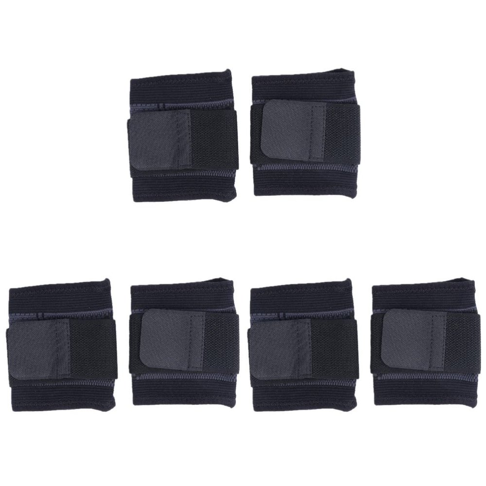 Healifty 3sets Adjustable Wrist Support Brace for Men Women Wrist Strap Wristband for Gym Fitness Supplies 2pcs*3
