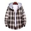 Striped Shirt for Men Vintage Button Up Long Sleeve Casual Dress Shirts Regular Fit Big and Tall Retro Cotton T-Shirts view 2