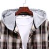 Striped Shirt for Men Vintage Button Up Long Sleeve Casual Dress Shirts Regular Fit Big and Tall Retro Cotton T-Shirts view 4
